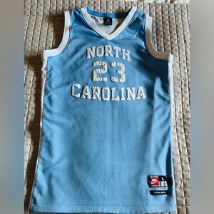 Rare Nike Michael Jordan North Carolina Legacy Jersey Young Adult L